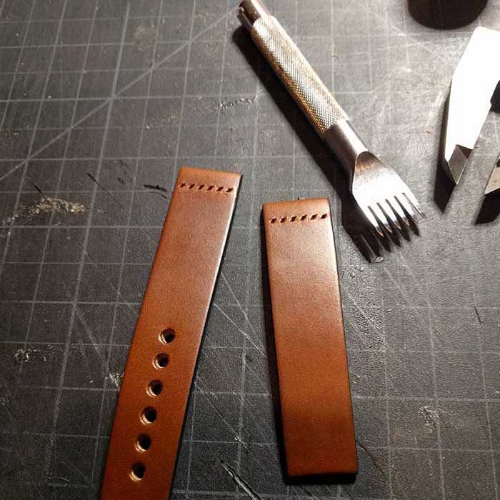 Stitch Holes In Strap Ends