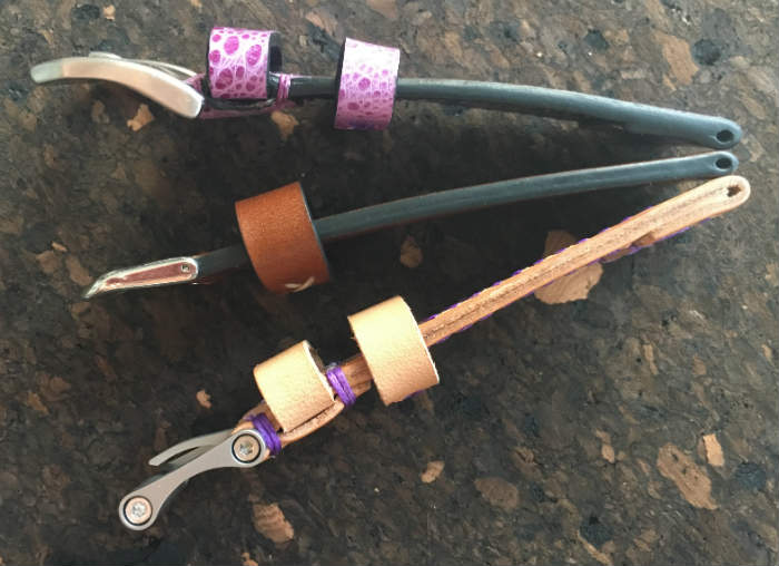 Buckle And Keepers From Side View