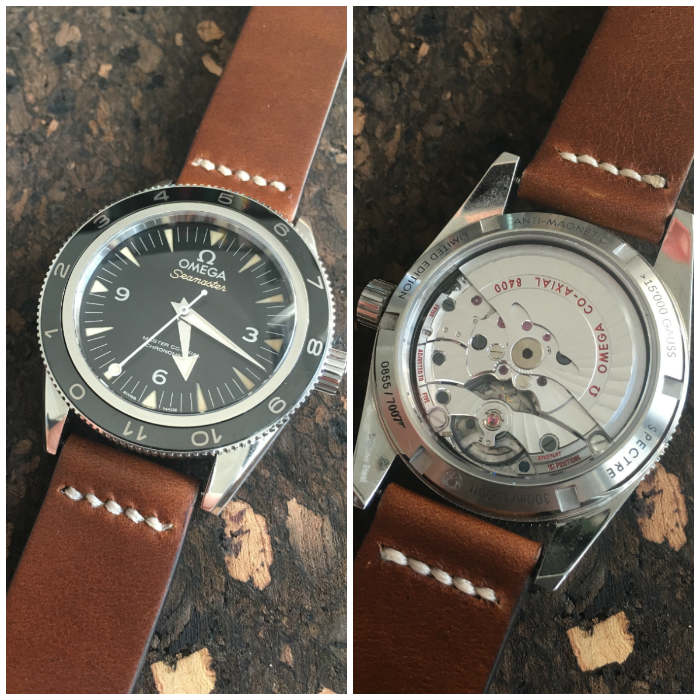 Horween Leather Strap On Omega Spectre