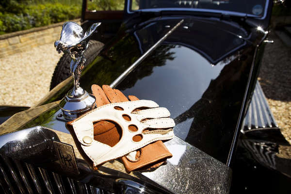 Leather Driving Gloves On RR