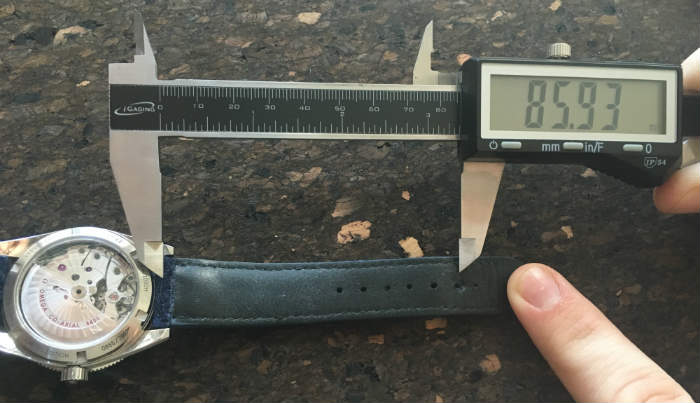 Measure Long End Of Strap