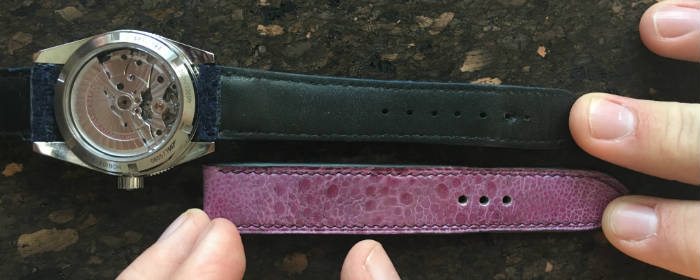 New Custom Strap Next To Measured