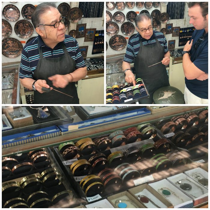 Explaining painting and engraving process