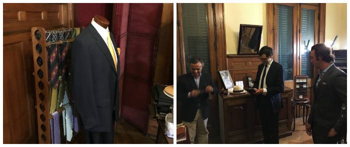 Inhouse tailors and club ties