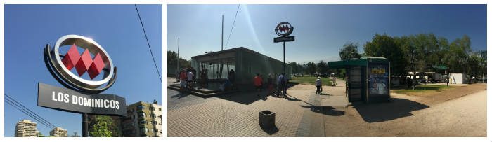 Los Dominicos Metro Station