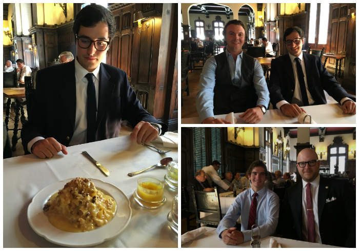 Lunch in the main casual dining area