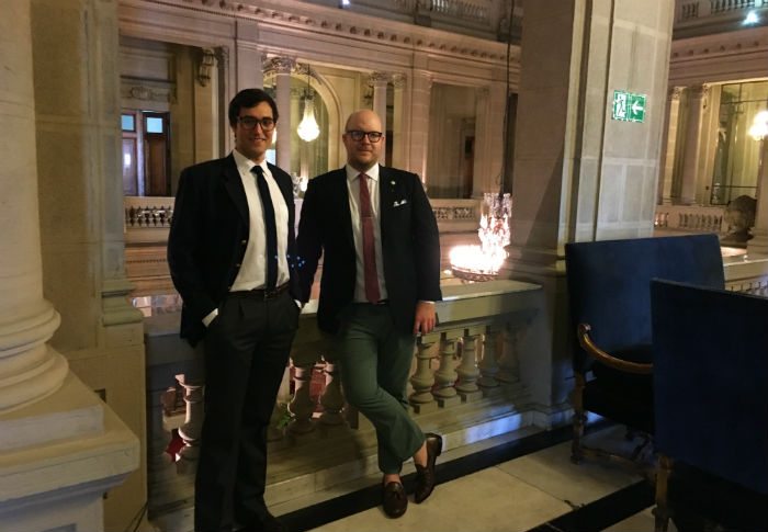 My tour guide and I at Club de la Union