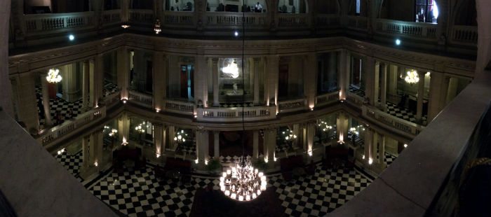 Pano of main atrium