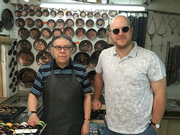 Coppersmiths workbench and tools