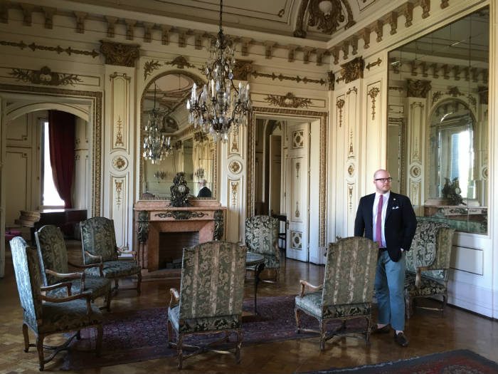 Paul Anthony in one of the many salons