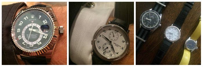 Collection Of Watches On Straps