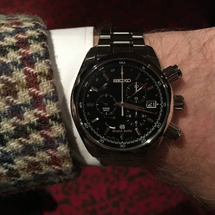 Grand Seiko SBGC003 on the wrist