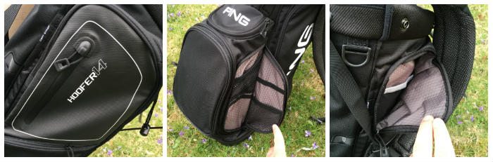 Many pockets options and slots