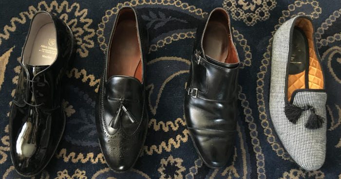 Selection Of Differnt Style Tuxedo Shoes