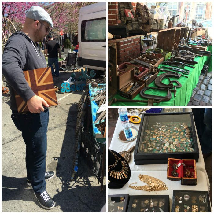 Stalls At Philly Flea Market