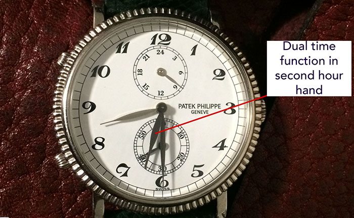 Watch with Dual Time Function