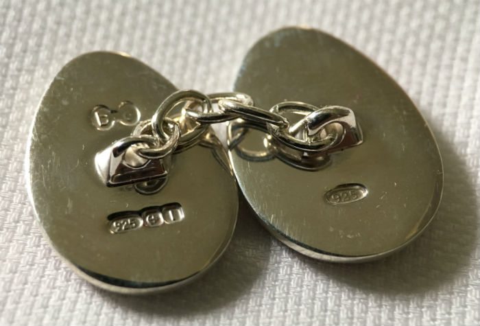 Benson And Clegg 925 Sterling Silver Cufflinks