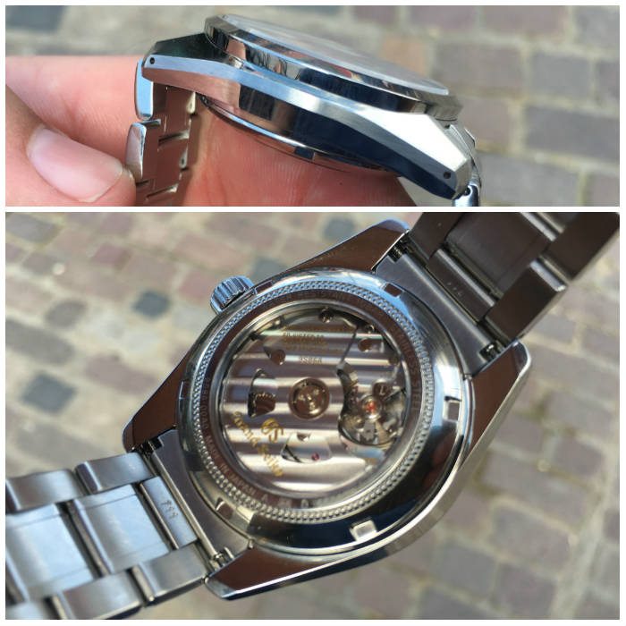 Exhabition Case Back of Grand Seiko GMT