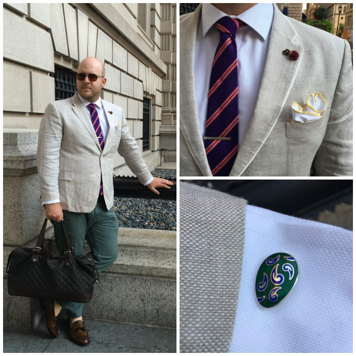 Paul Anthiny in summer 2016 street style ensemble