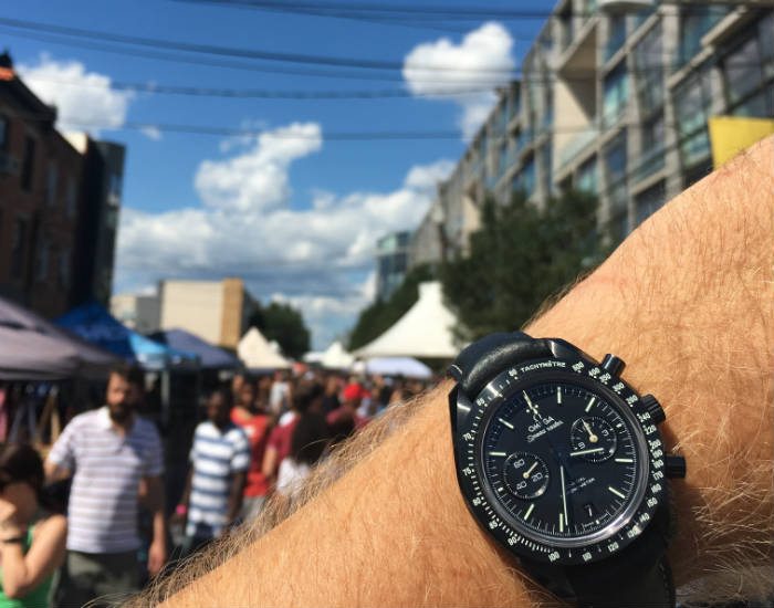 Dark Side Of The Moon On The Wrist In The Sun