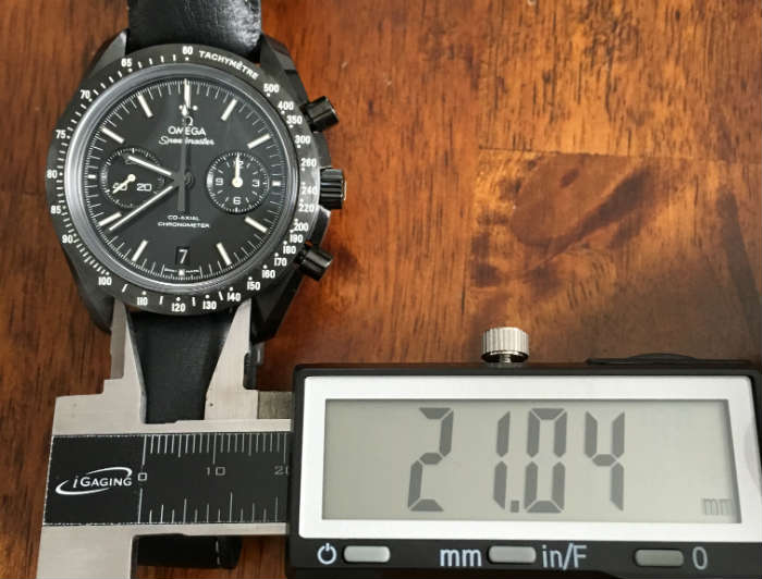 Strap Size For Omega Dark Side Of The Moon