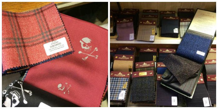 Fabric books for flat caps