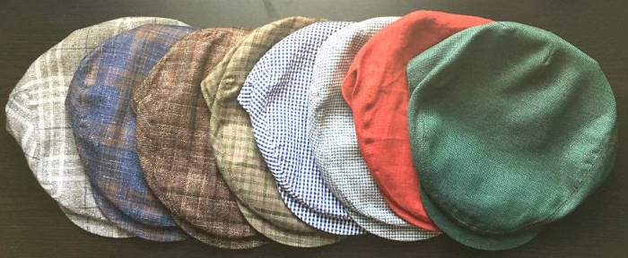 Top of mens summer flat caps