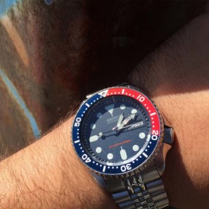 Blue Dial Seiko Dive watch