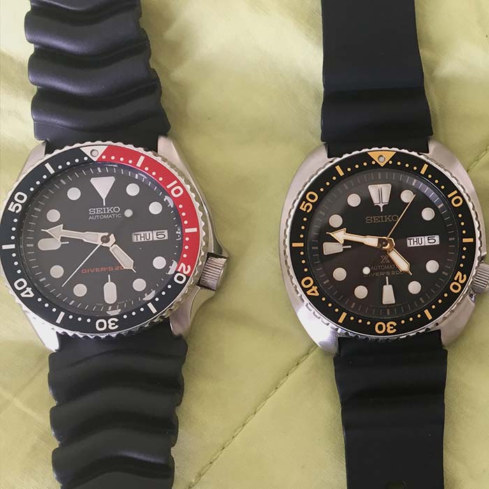 Stock Rubber Strap On SKX009