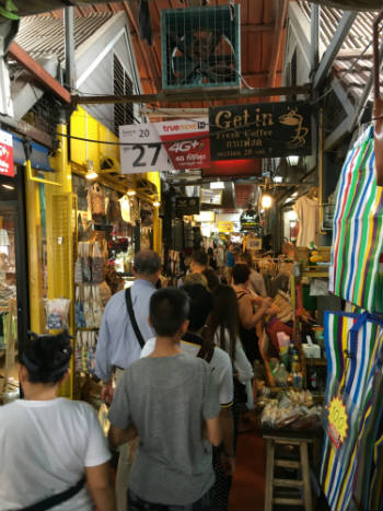 Stalls at JJ Market Bangkok