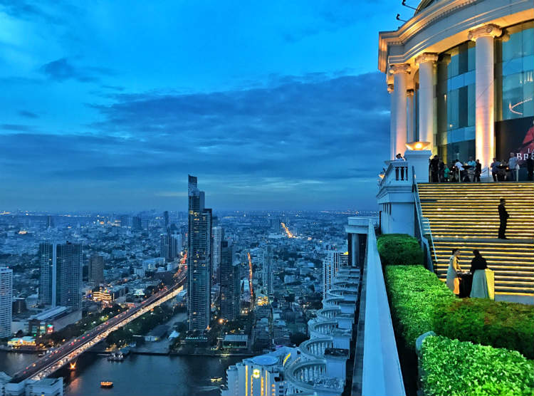 View From Sky Bar Bangkok Rooftop