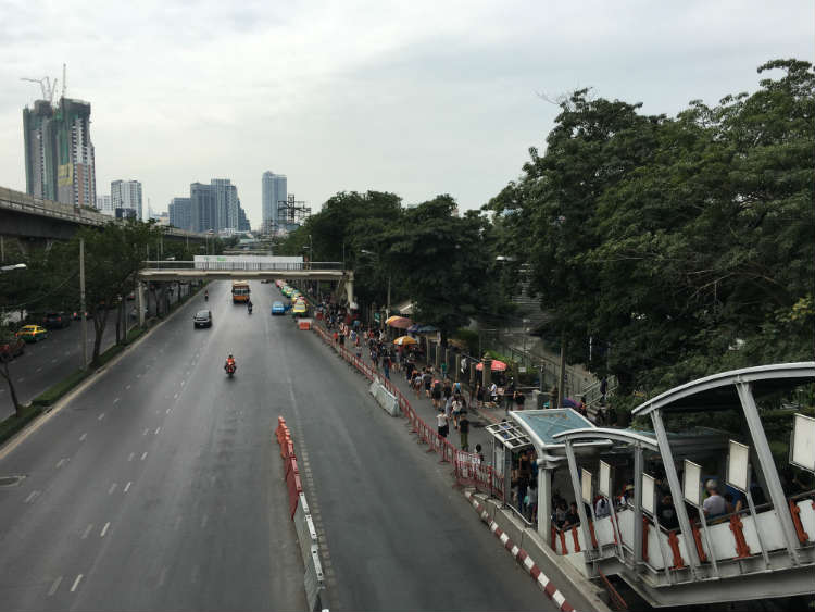 View from Mo Chit BTS station
