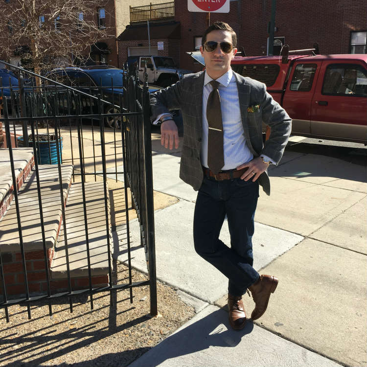 Grey Jacket Ikire Jones Square