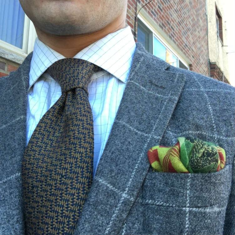 Hermes Tie Ikire Jones Pocket Square