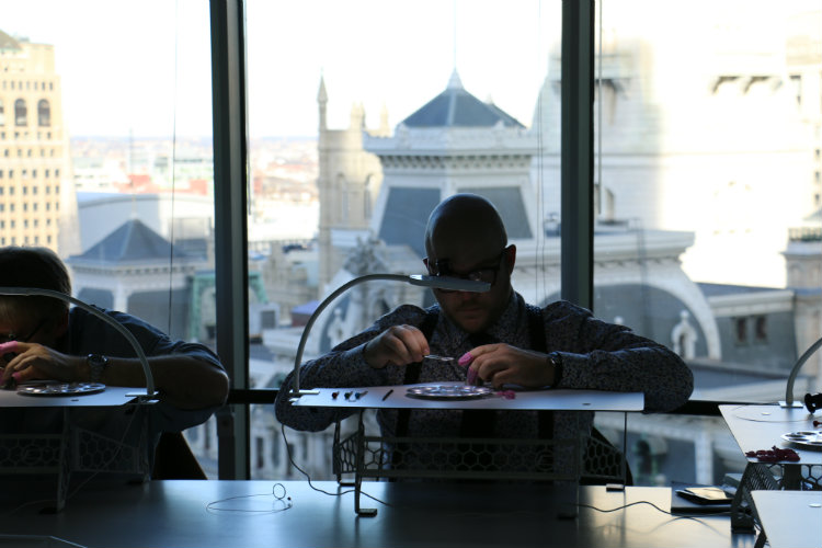 Philadelphia City Hall as backdrop