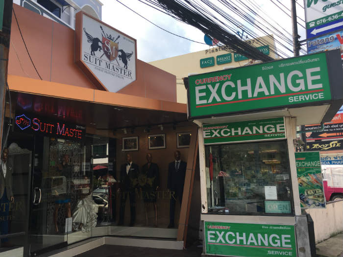 Suit Master shopfront Patong Thailand