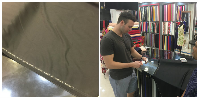 Super 180 Tuxedo Fabric