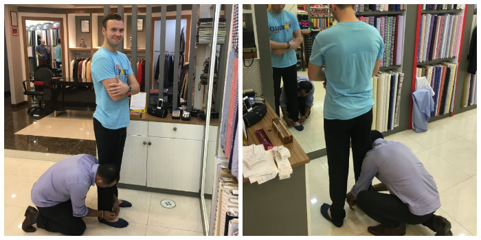 Tuxedo Trouser Fitting at RK Fashion