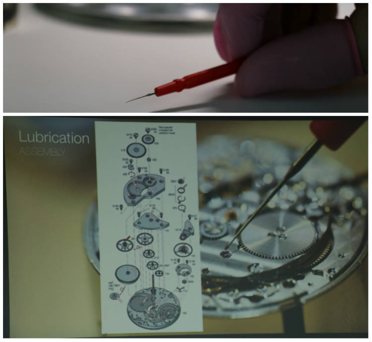 Watch lubrication tool