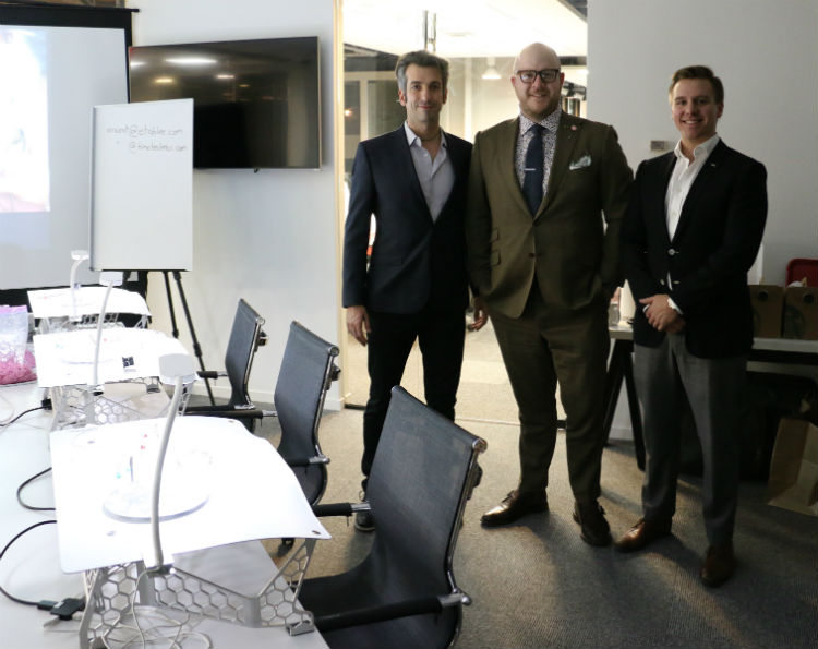 Watchmakers Vincent Robert and Steve Eagle