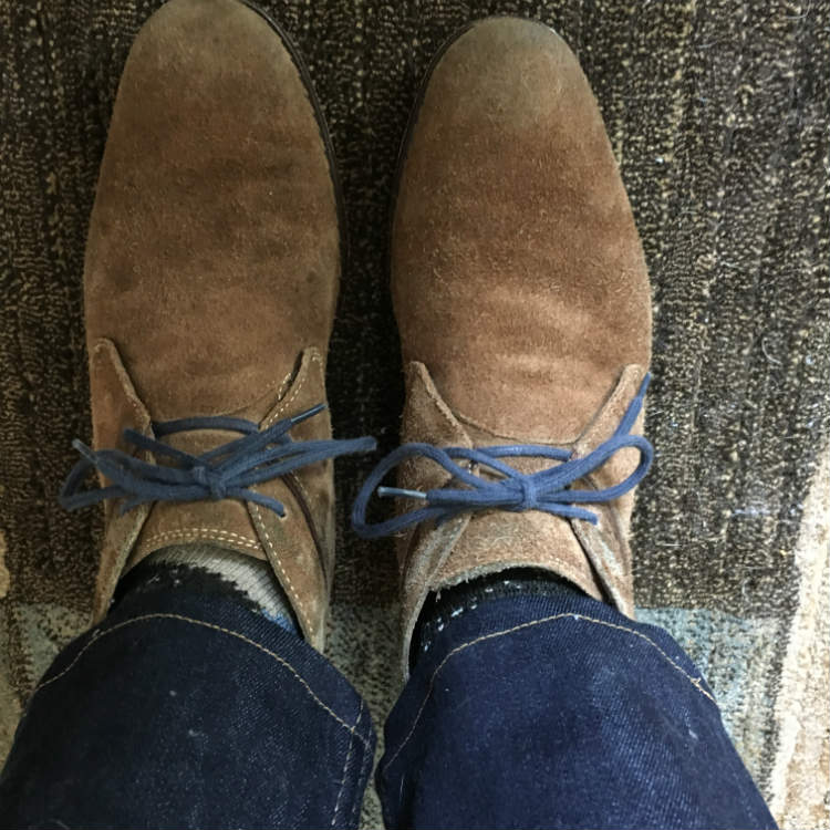 Brown Suede Blue Lace Chukka Brown Suede Blue Lace Chukka