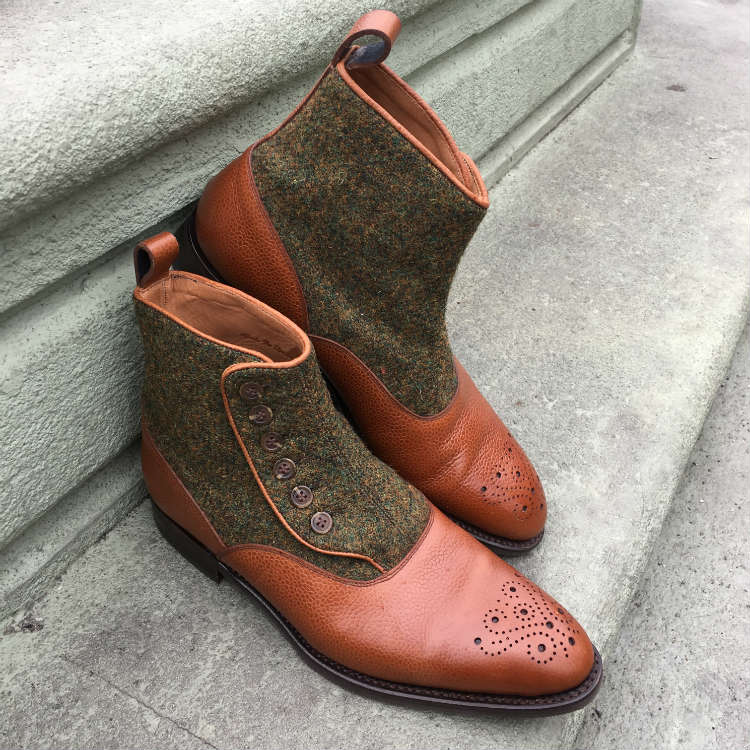 J Fitz Boots Leaning