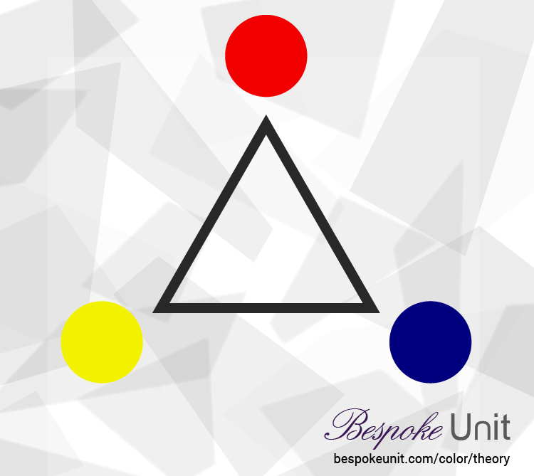 Primary Colors Arranged In Traingle