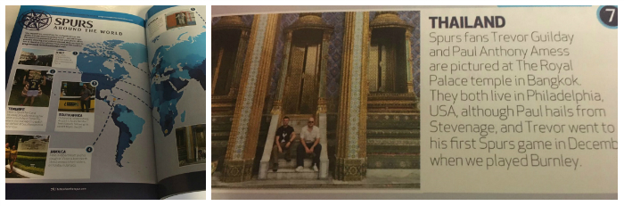 Trevor Guilday And Paul Anthony In Tottenham Spurs Program