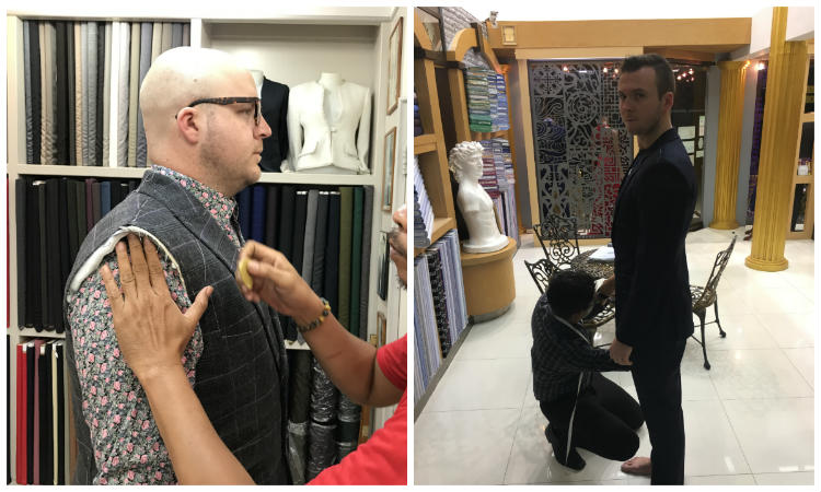 Big and Tall custom suit in Thailand
