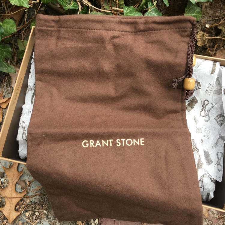 Brown Flannel Shoe Bag
