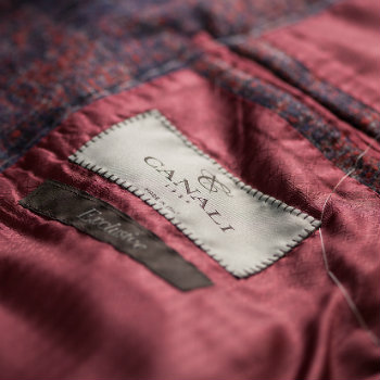 Canali Label In Jacket Lining