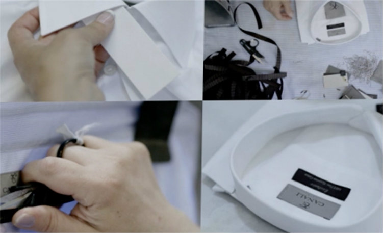 Canali Shirts Being Made