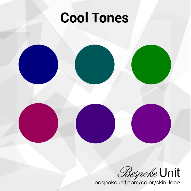 Cool Colors Showed In Six Dots