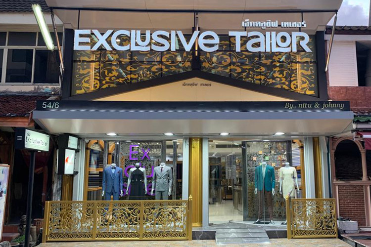 Exclusive Tailor Patong Shop Front